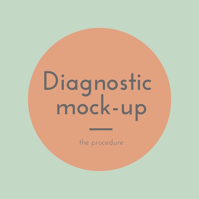 dental mock up-the procedure